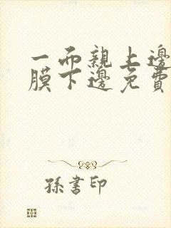 一面亲上边一面膜下边免费阅读