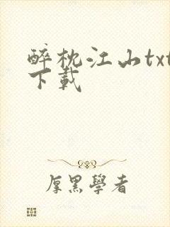 醉枕江山txt下载