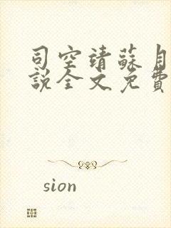 司空靖苏月汐小说全文免费阅读