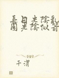 长日光阴乱作一团光阴似箭笔趣渺视频