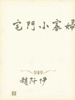 宅门小寡妇