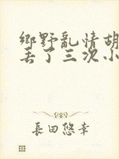 乡野乱情胡秀英丢了三次小说