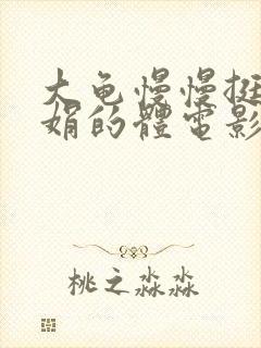 大龟慢慢挺进张娟的体电影