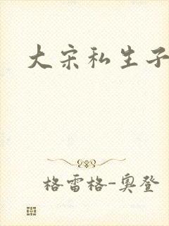 大宋私生子