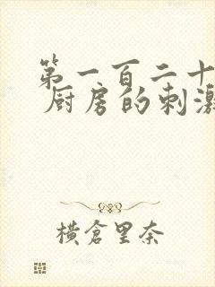 第一百二十三章 厨房的刺激