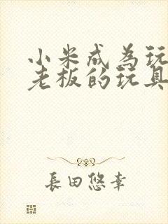 小米成为玩具店老板的玩具