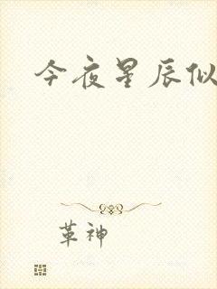 今夜星辰似你