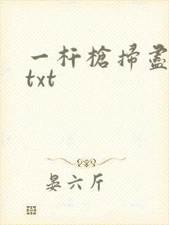 一杆枪扫尽全家txt