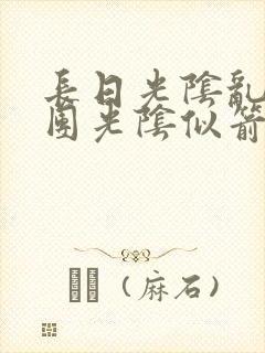 长日光阴乱作一团光阴似箭笔趣