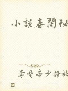 小说春闺秘史