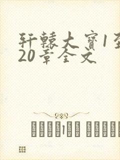 轩辕大宝1至720章全文