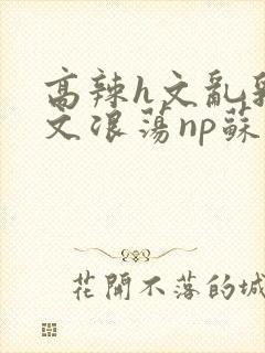 高辣h文乱乳h文浪荡np苏夏