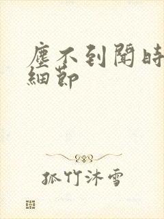 尘不到闻时顶腰细节