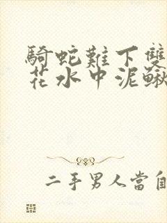 骑蛇难下双金银花水中泥鳅双男主