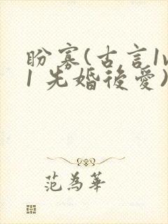 盼寡(古言1v1 先婚后爱)