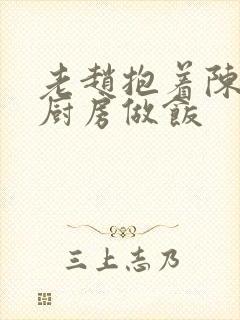 老赵抱着陈婷在厨房做饭