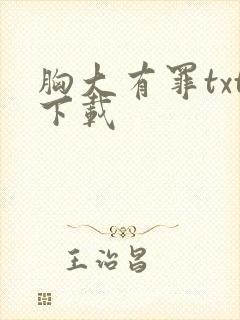 胸大有罪txt下载