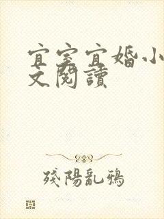 宜室宜婚小说全文阅读