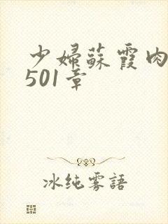 少妇苏霞肉欲第501章