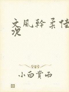 文风干柔佳第一次