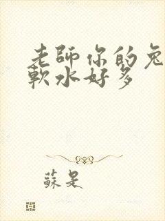 老师你的兔子好软水好多