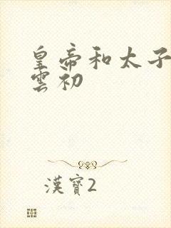 皇帝和太子妃h云初