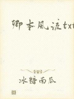 卿本风流txt