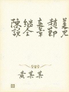 陈继来赵美媛小说全章节免费阅读