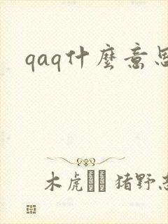qaq什么意思