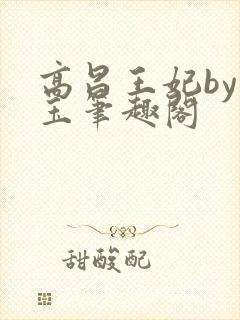 高昌王妃by黛玉笔趣阁