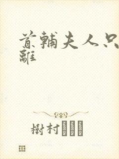 首辅夫人只想和离