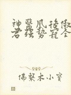 神医凰后傲娇暴君强势宠全文免费阅读