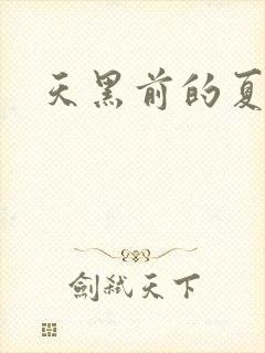 天黑前的夏天
