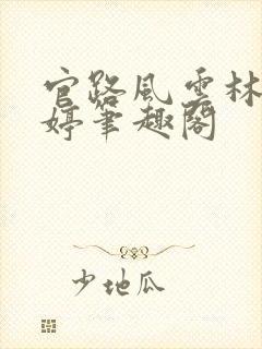 官路风云林海姜婷笔趣阁