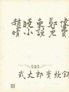 赵晓东郑伟吴雪晴小说免费阅读