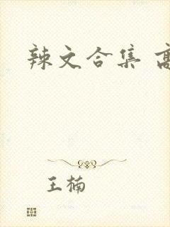 辣文合集 高h