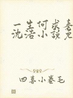 一生何求秦菲雪沈浩小说免费阅读全文