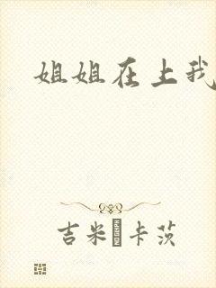 姐姐在上我在下