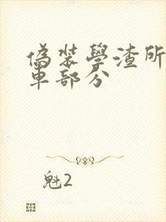 伪装学渣所有开车部分