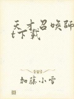 天才召唤师txt下载