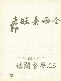 老旺秦雨全部章节