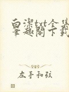 白洁txt全集笔趣阁下载