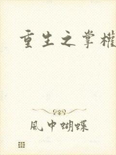 重生之掌权天下