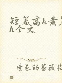 短篇高h黄暴辣h全文