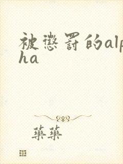 被惩罚的alpha