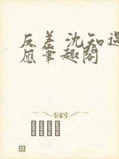 反差 沈知遇晏应笔趣阁