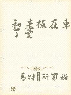 和老板在车里做了爱