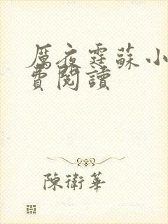 厉夜霆苏小汐免费阅读