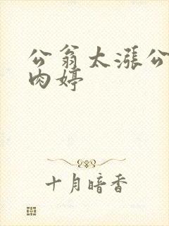 公翁太涨公欲息肉婷