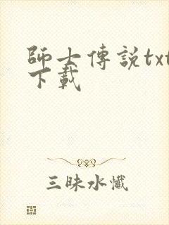 师士传说txt下载